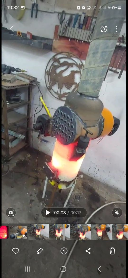 Печка на отработке