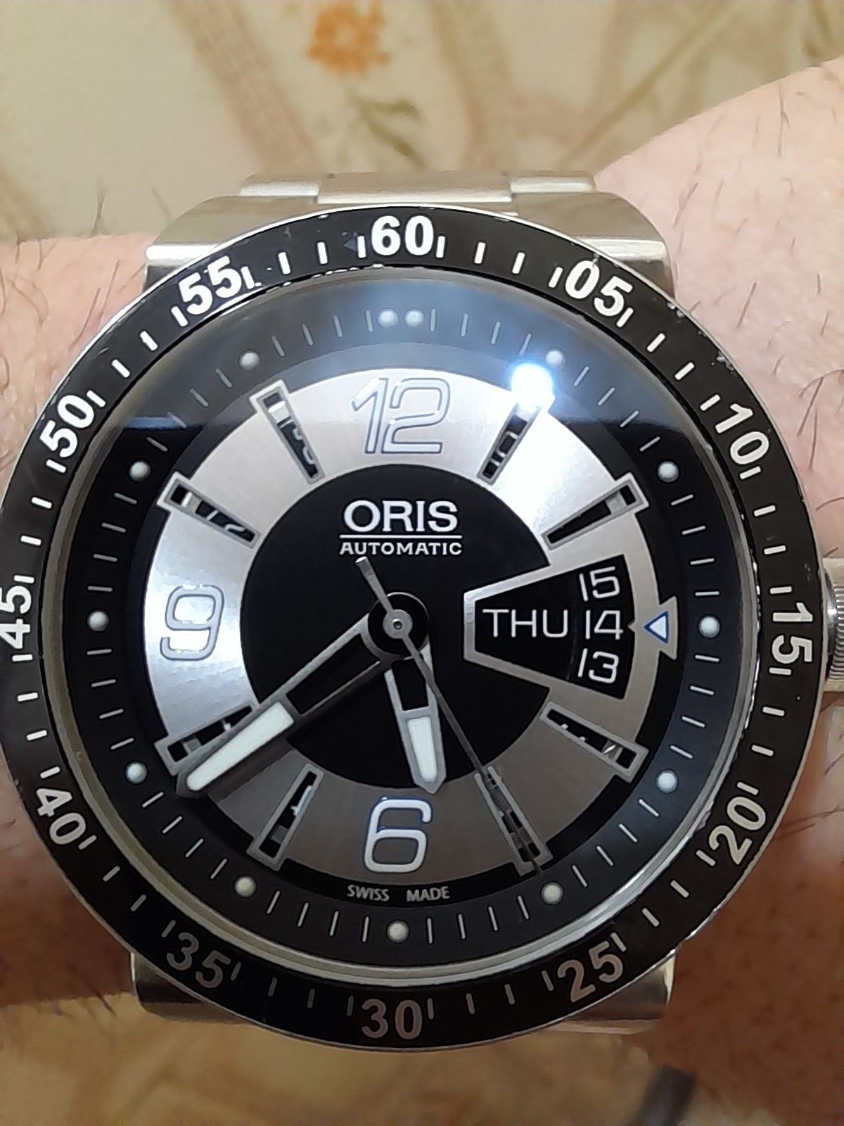 Oris day date automatic