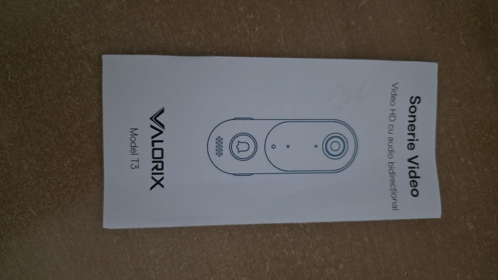 Sonerie Video inteligentă Valorix cu aplicație -