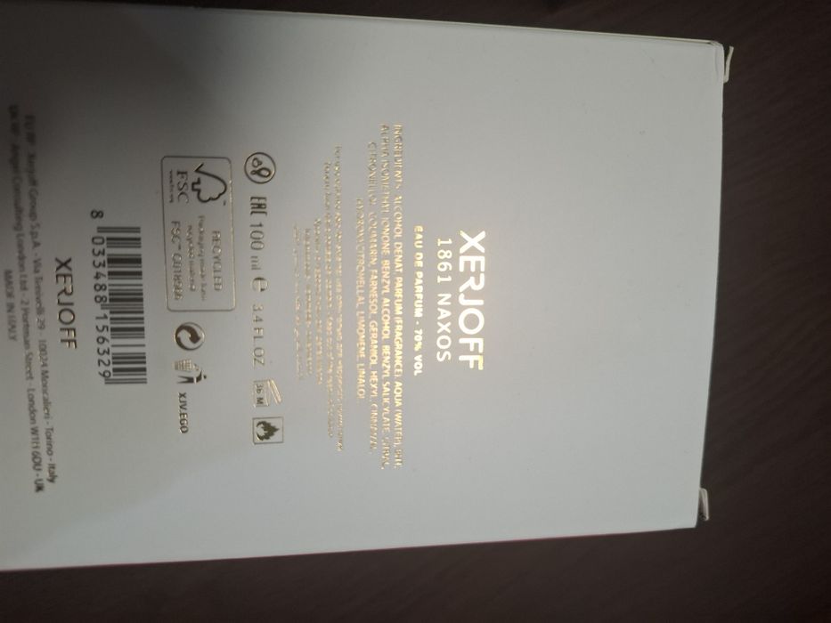Parfum xerjoff naxos 100 ml