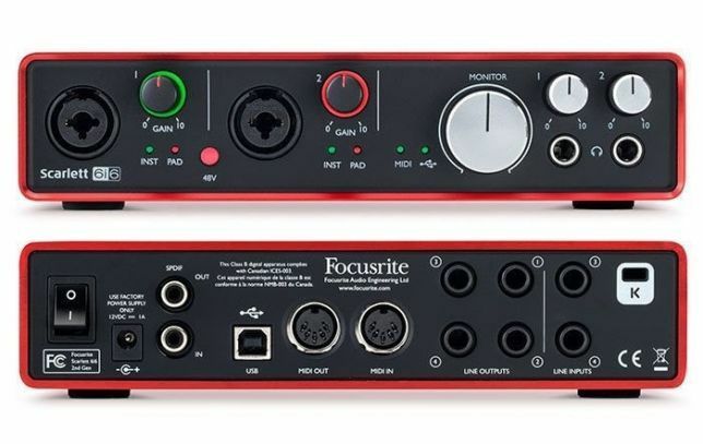 Focusrite scarlett 6i6 2nd gen