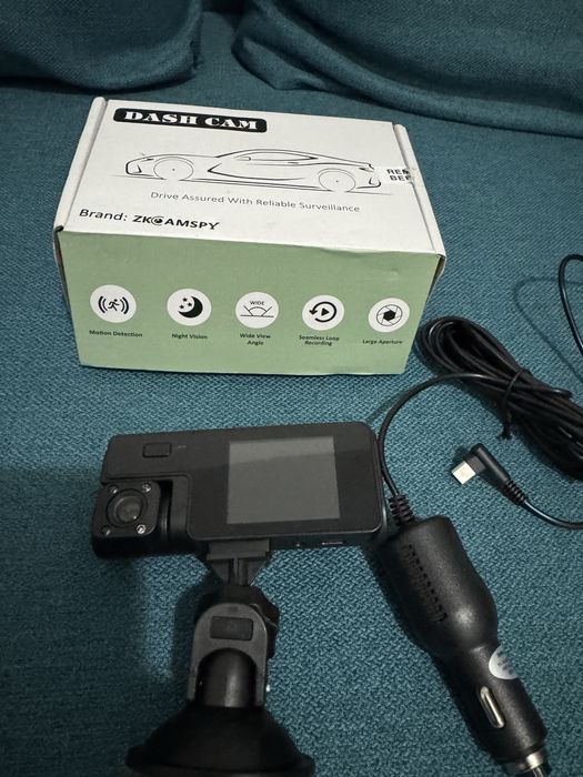 Camera Auto duala, 170 grade 1080 cu card de memorie 16 Bg inclus