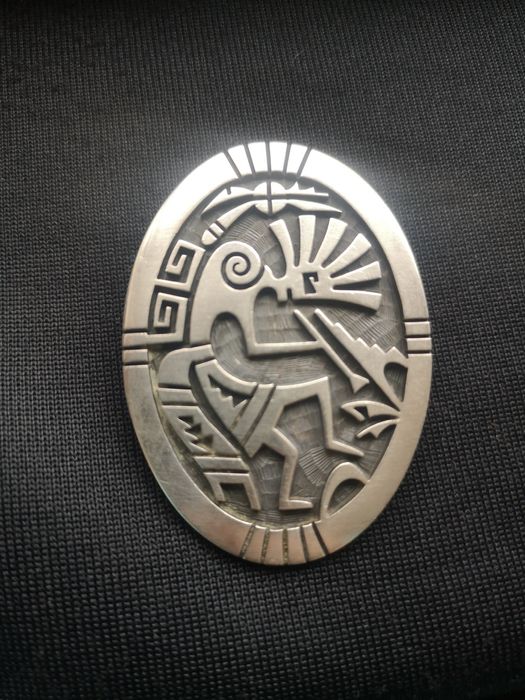 Pandantiv brosa argint