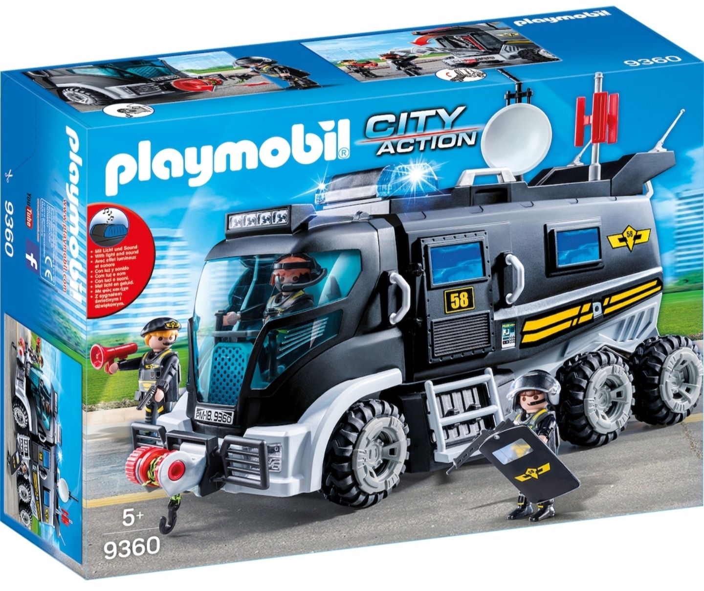 Playmobil City Action - Camionul echipei SWAT