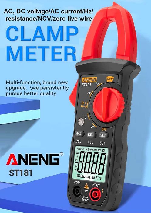 Multimetre clampmetru Aneng ST181 si  Aneng PN109 noi in cutie