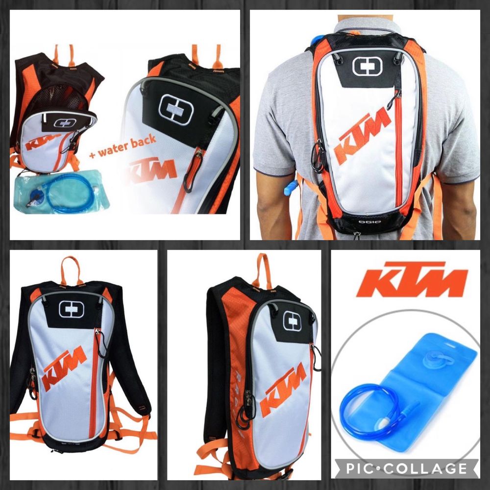 Раница KTM, FOX & ALPINESTARS + Хидратор за Вода 2L