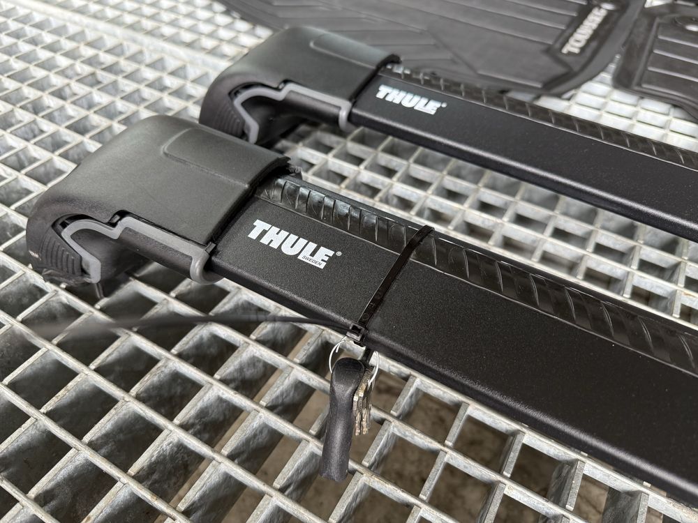 Thule WingBar Edge Bari Transversale Touareg 2020 Presuri , Cuva