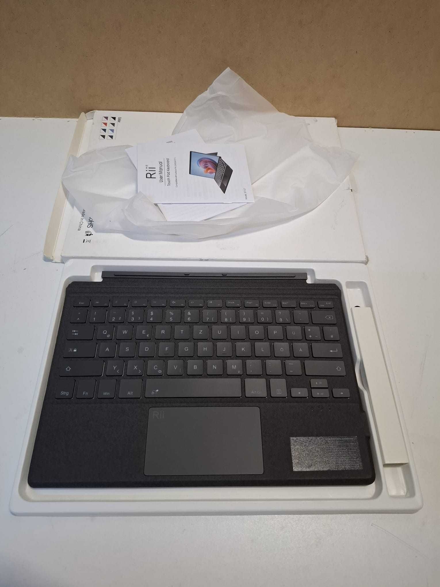 Tastatură Rii Surface pt Surface Pro 7 Pl/Pro 7 / Pro 6 / Pro 5 / Pro4