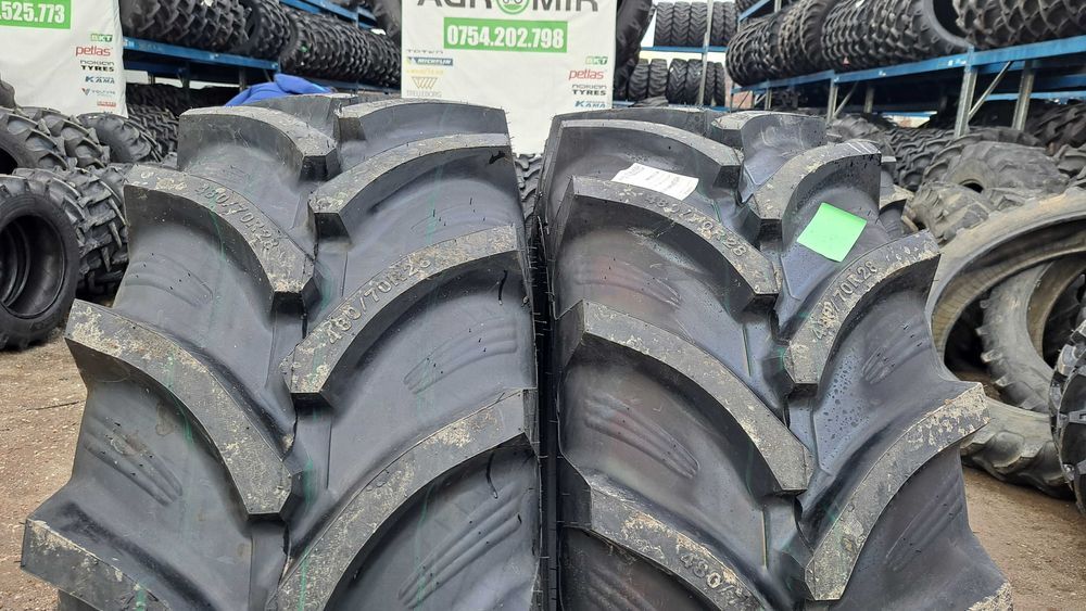 Cauciucuri noi 480/70r28 OZKA avelope radiale tractor fata SAME, DEUTZ