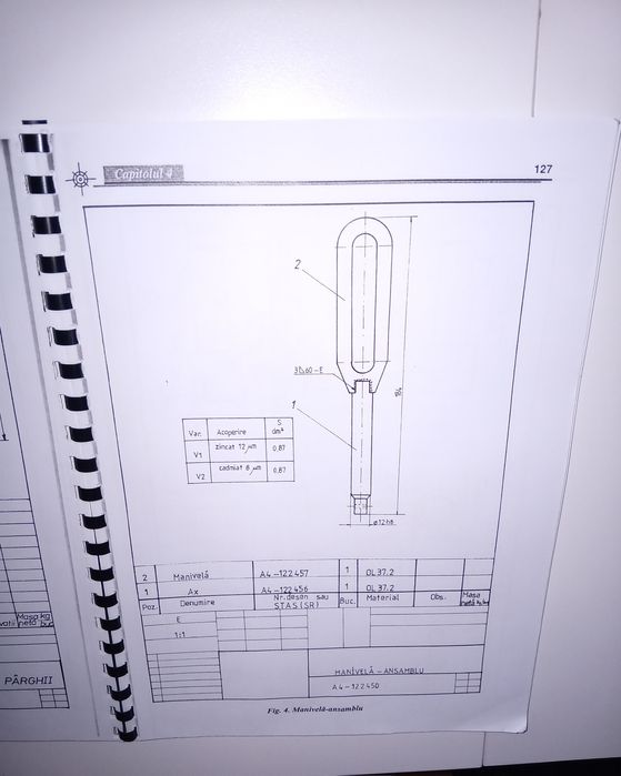 Manual „Desen Tehnic” – clasa a XI-a, profil Tehnic, Mecanică