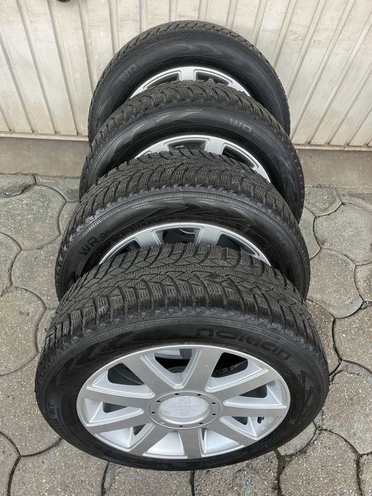 Jante 5x112mm, anvelope iarna 205/55 R16, Audi VW Seat Skoda Mercedes