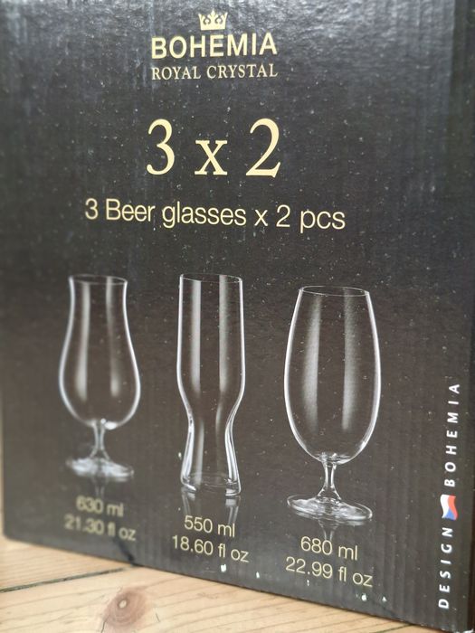 Халби за бира чешки кристал