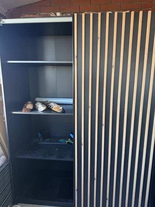 Гардероб двукрил с плъзгащи врати