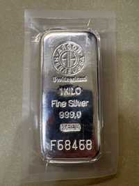 Сребърно кюлче 1кг 999 Perth Mint