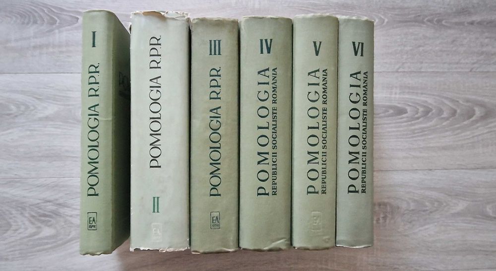 POMOLOGIA Republicii Populare Romane (R.S.R.) - Bordeianu (vol 1-6)
