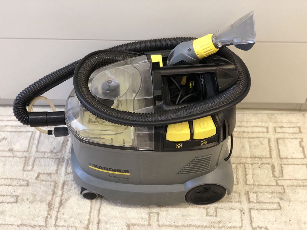 Karcher Puzzi 8 моющий пылесос для химчистки мягкой мебели+химия