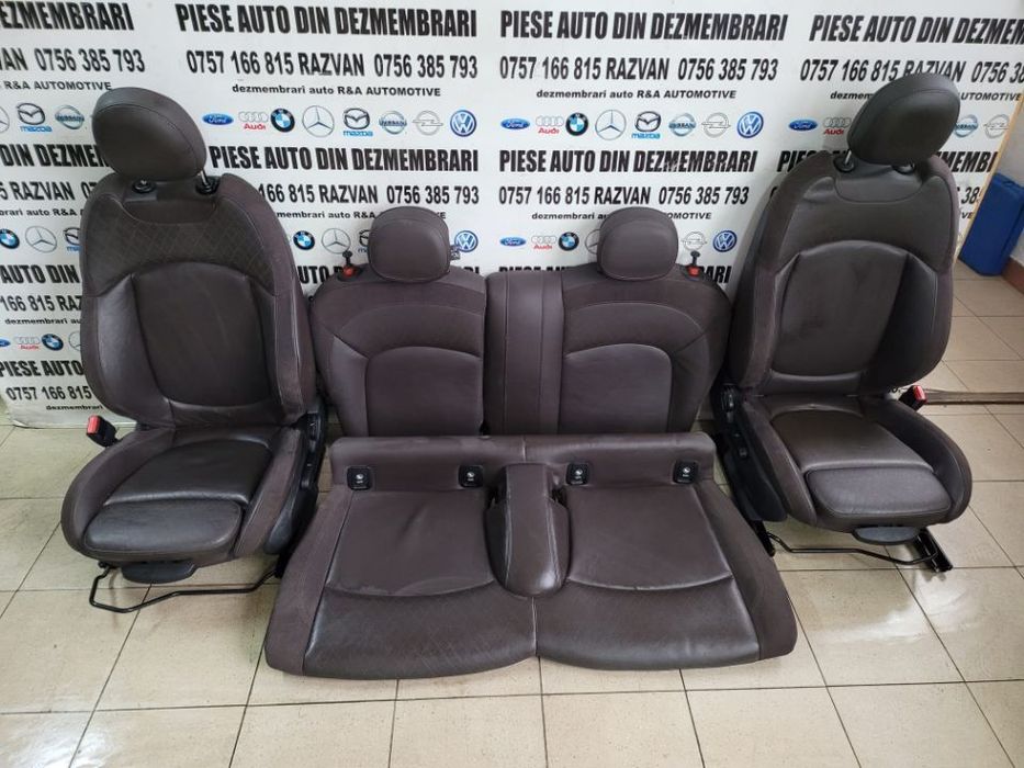 Interior Scaune Tapiterie Mini Cooper S One S F54 F55 F56 F57 Model 2 Usi Rabatabile Piele Alcantar