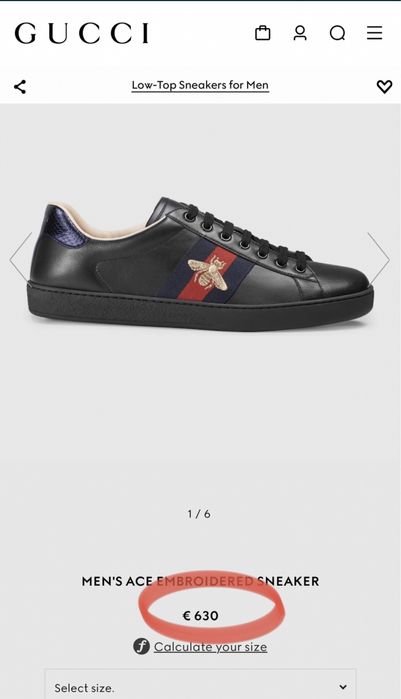 Gucci sneakers noi nefolositi