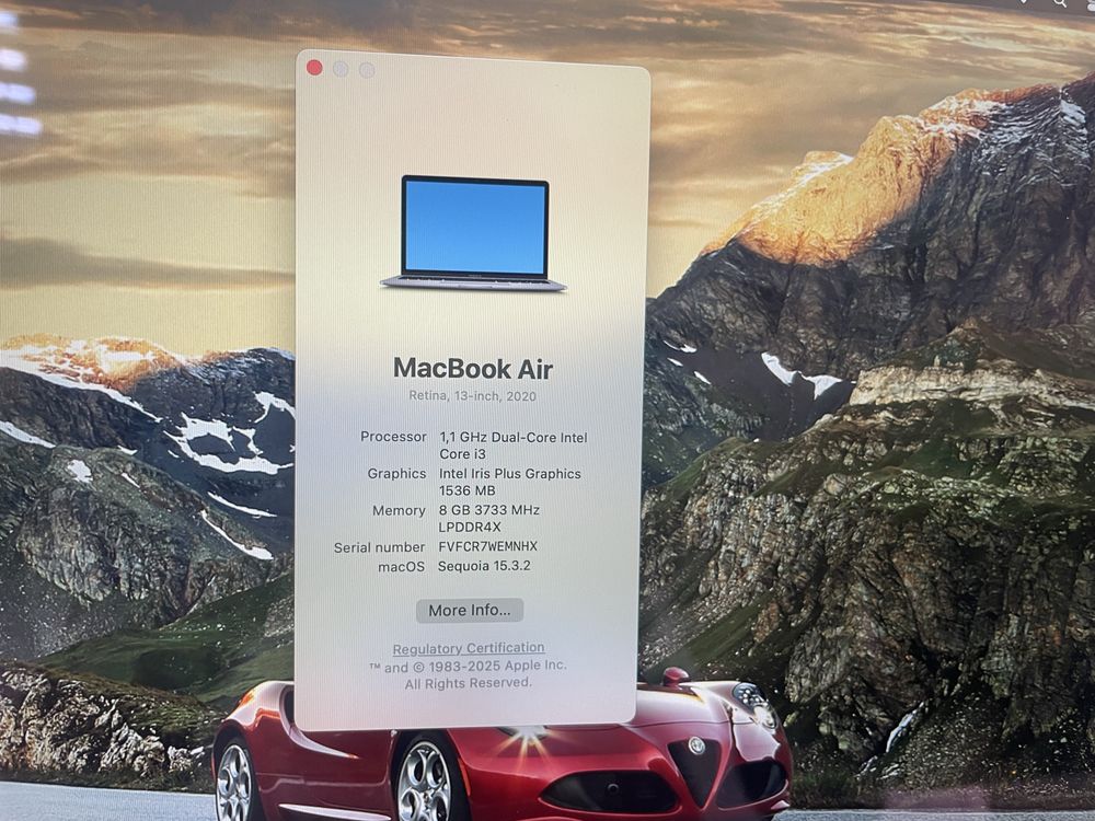 Macbook Air 2020 13”