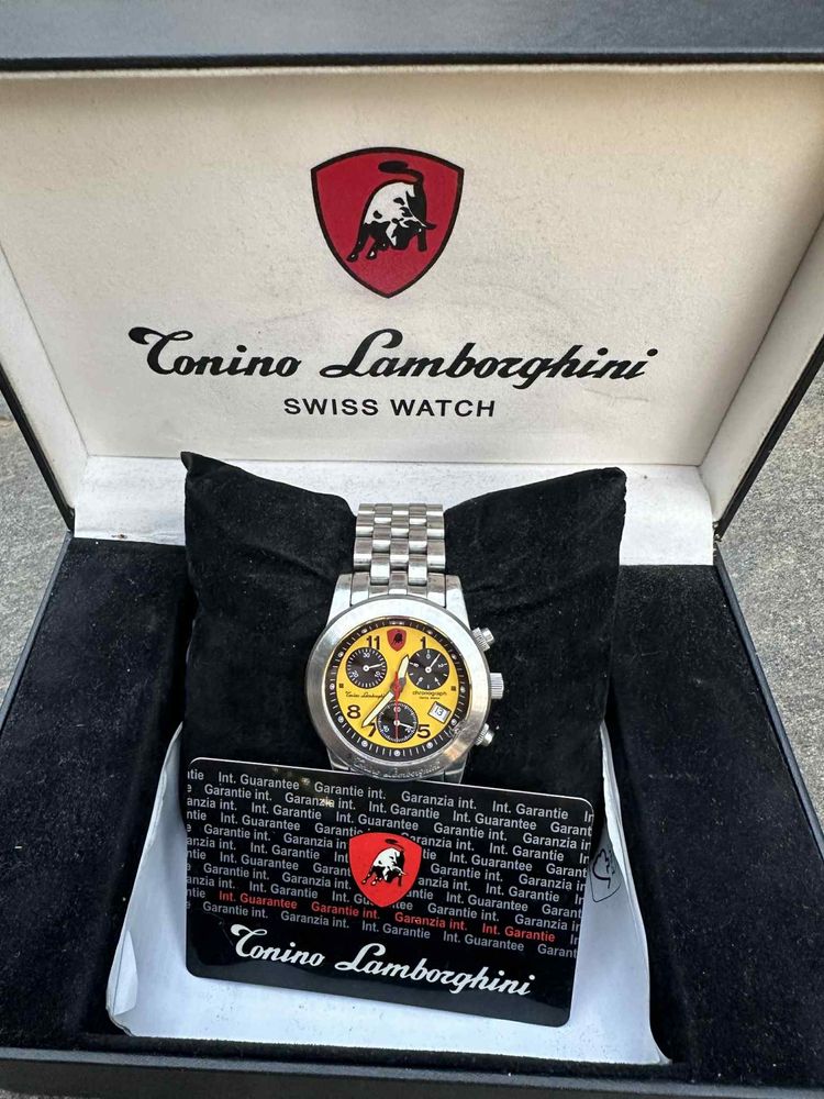 Луксозен часовник Tonino Lamborghini Оригинален Перфектно състояние