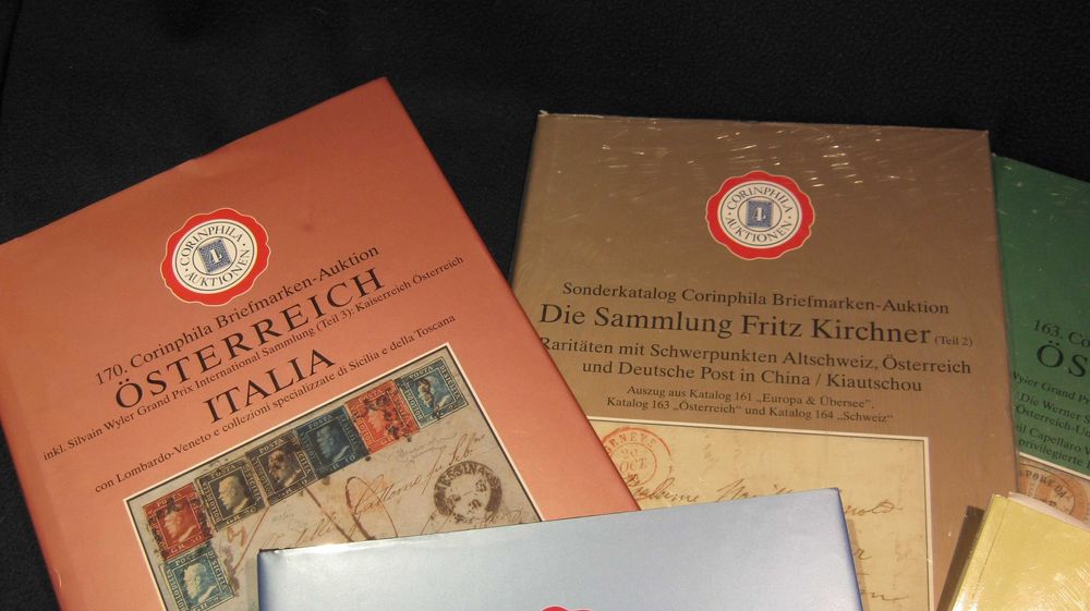 LOT 6+1 cataloguri/FILATELIE/Corinphila Auktionen,plus Europhilex.