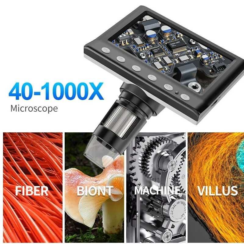 Microscop video cu LCD x1000