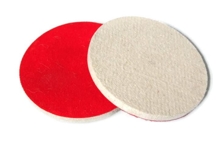 филц за полиране на стъкло , метал 125/8мм закрепване с велкро ...