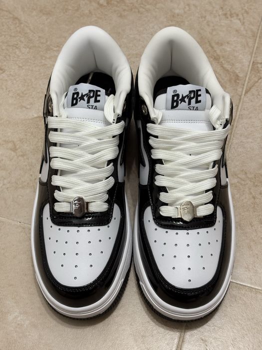 Bape sta 42 noi negru/alb