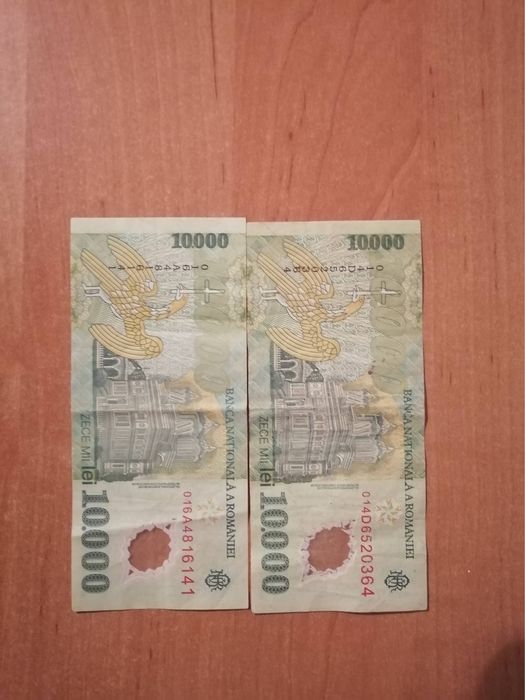 Vand bacnota 10000 lei