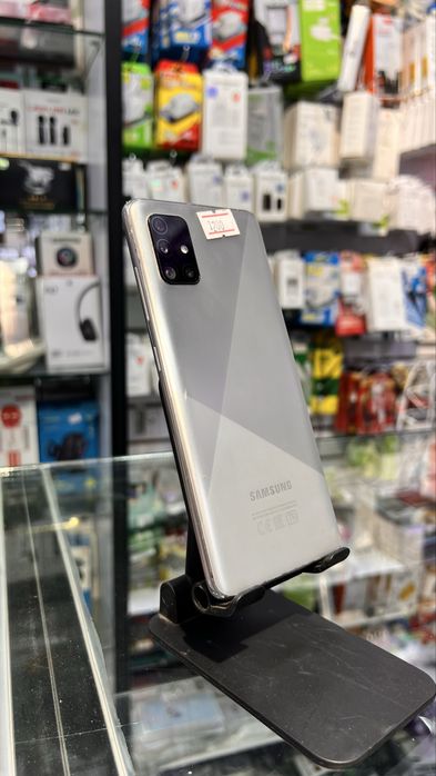 Samsung A51 silver 6 operativ / 128 Gb xotira