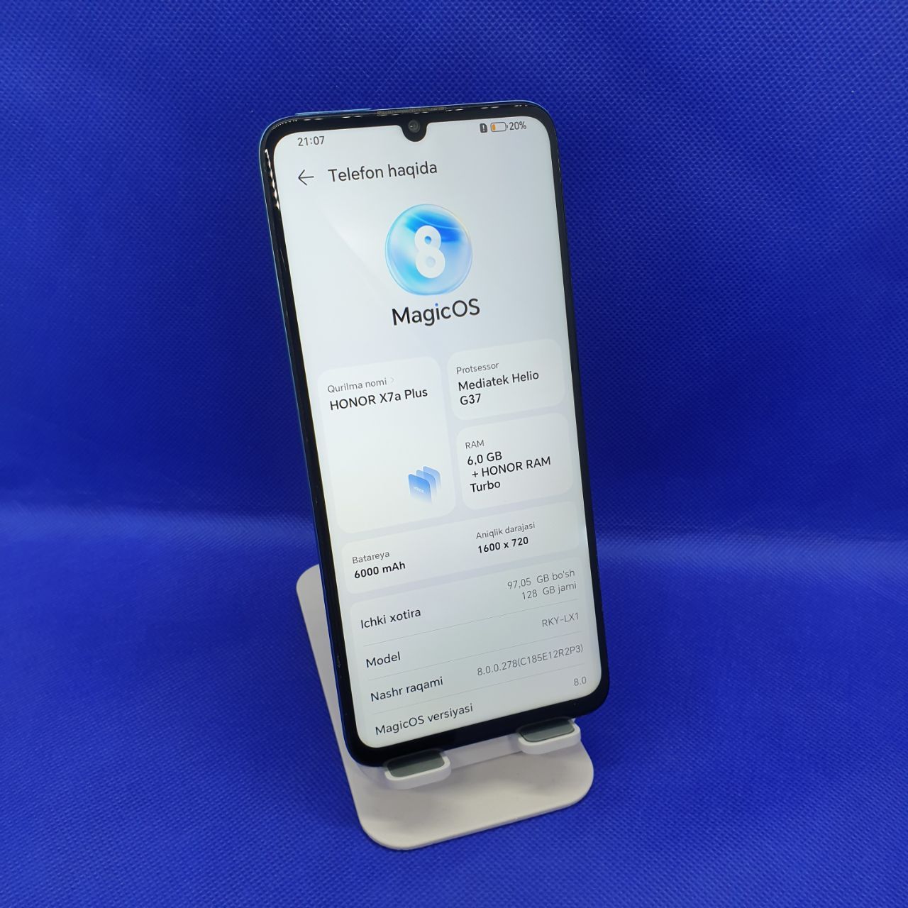 Honor X7a plus 128/12 Gb
