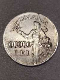 Monedă 100000 Lei 1946