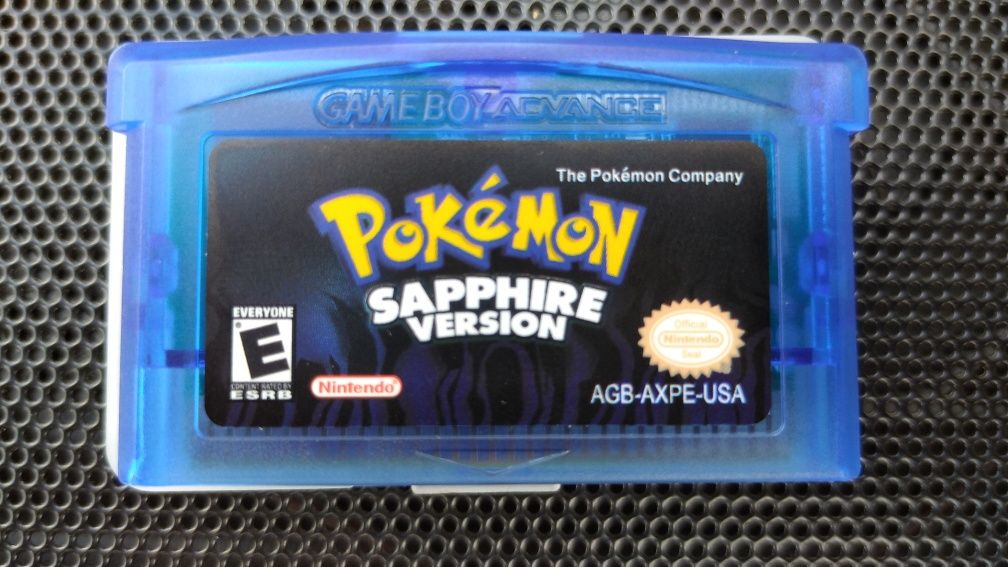 Joc Pokemon Sapphire vresion USA  pentru Nintendo GameBoy Asvan