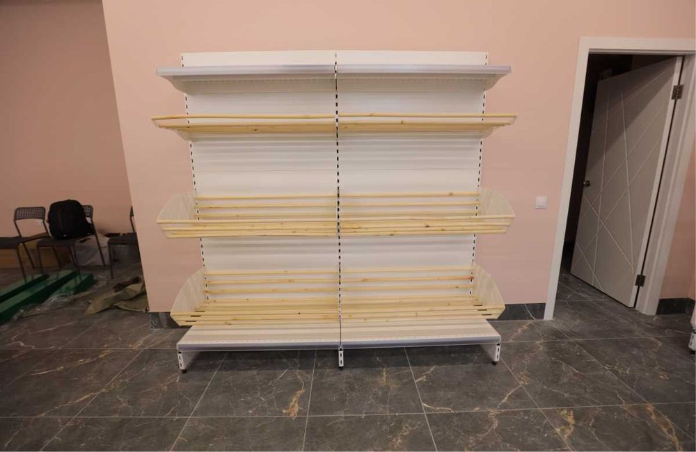 Стеллаж металлический сборный, полка стеллаж, полка металлическая alts