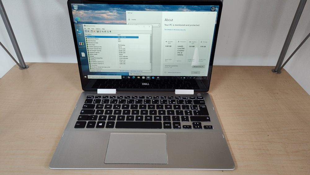 Laptop 2 în 1 Dell Inspiron 7386 Intel i5 8265 8GB RAM SSD 256 GB