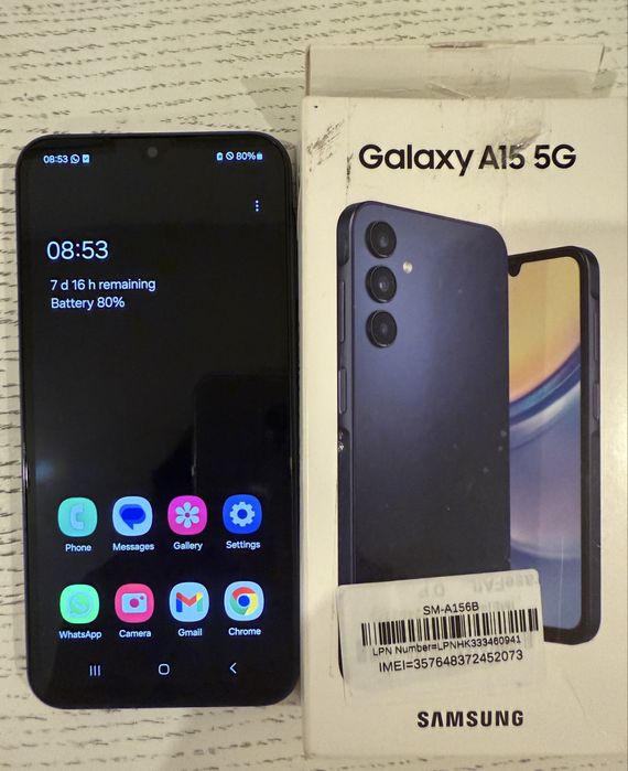 Telefon Samsung Galaxy A15 5G – 6GB RAM / 128GB – Nou,