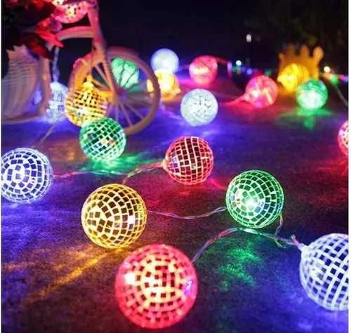 Герлянда цветные шарики