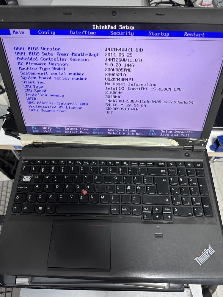 Dezmembrez laptop Lenovo Thinkapad L540- i5 4300M-