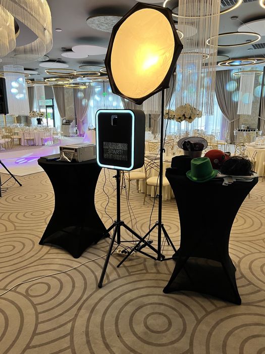 Cabina foto / Platforma 360 videobooth / Fum greu / Vulcani reci