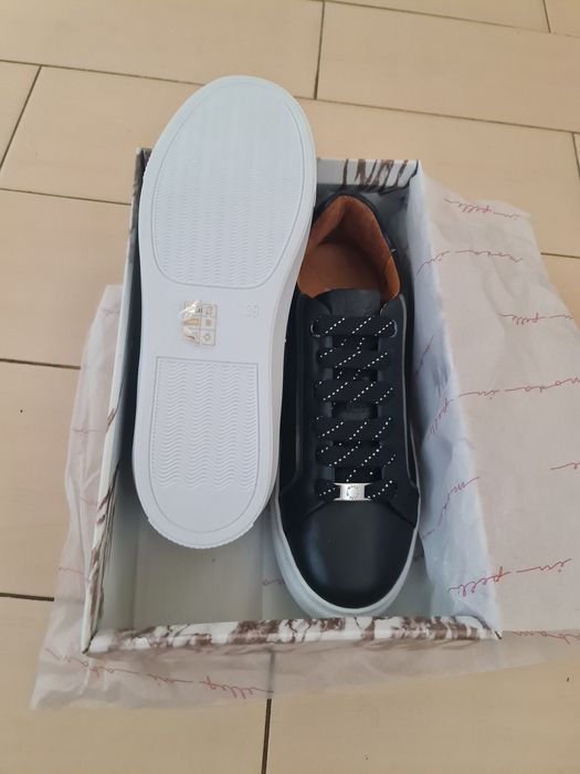 Adidasi Moda in Pelle Ales albastri,39