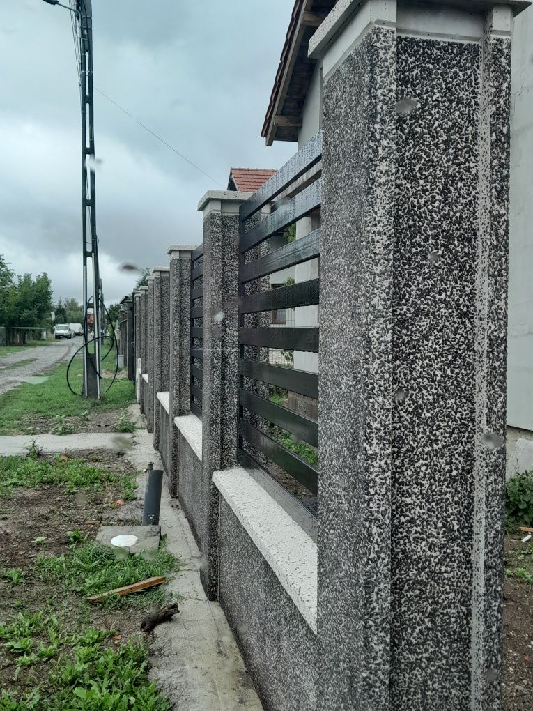 Gard din prefabricate mozaic