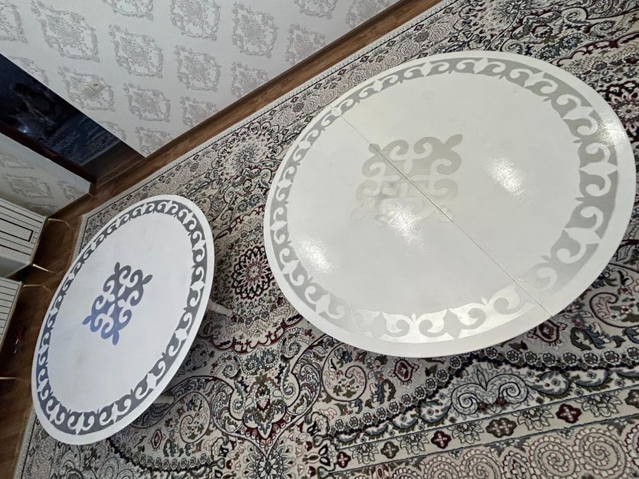 Стол жасаймыз дөңгелек жер стол қалың материалдан