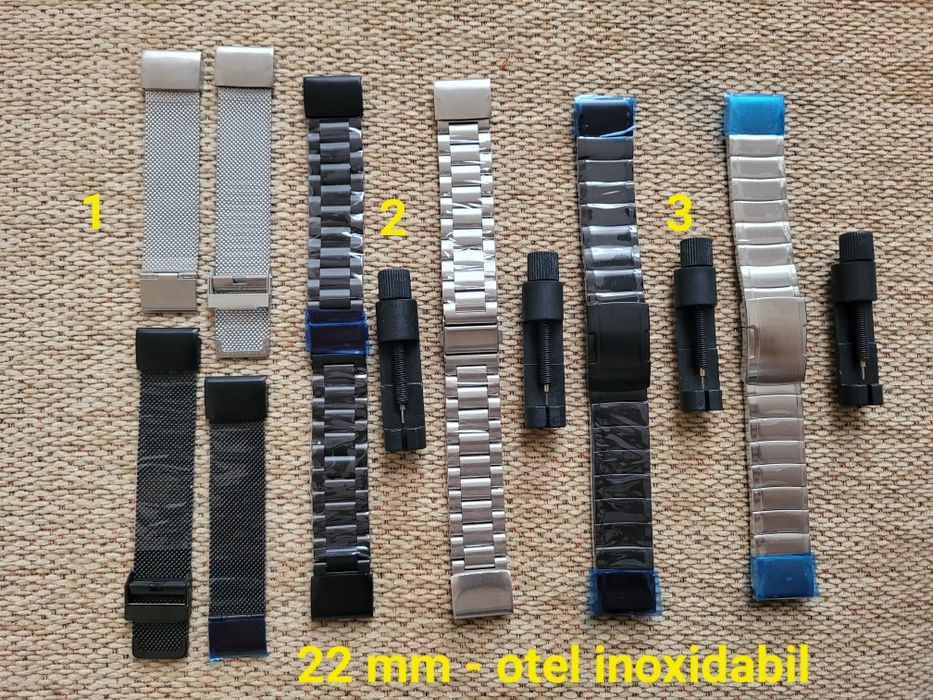 Curea metalica fenix 7s, 6s, 5s, 7, 6 pro,5, 7x, 6x, 5x (20, 22, 26mm)