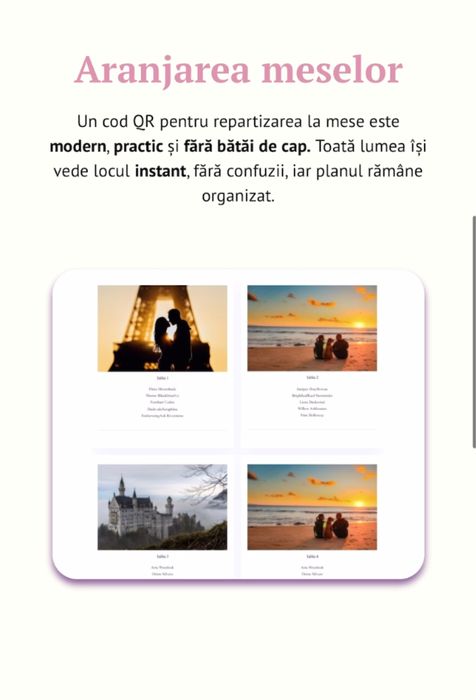 Site pentru evenimente si afaceri