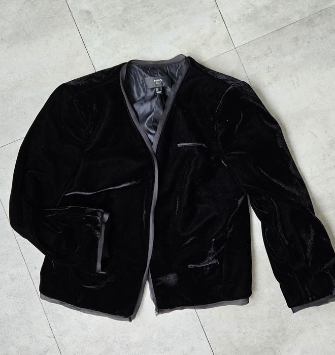 Mango  blazer catifea L