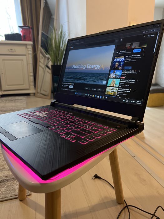 Lap top asus rog i 7  video ge Force 1660 ti