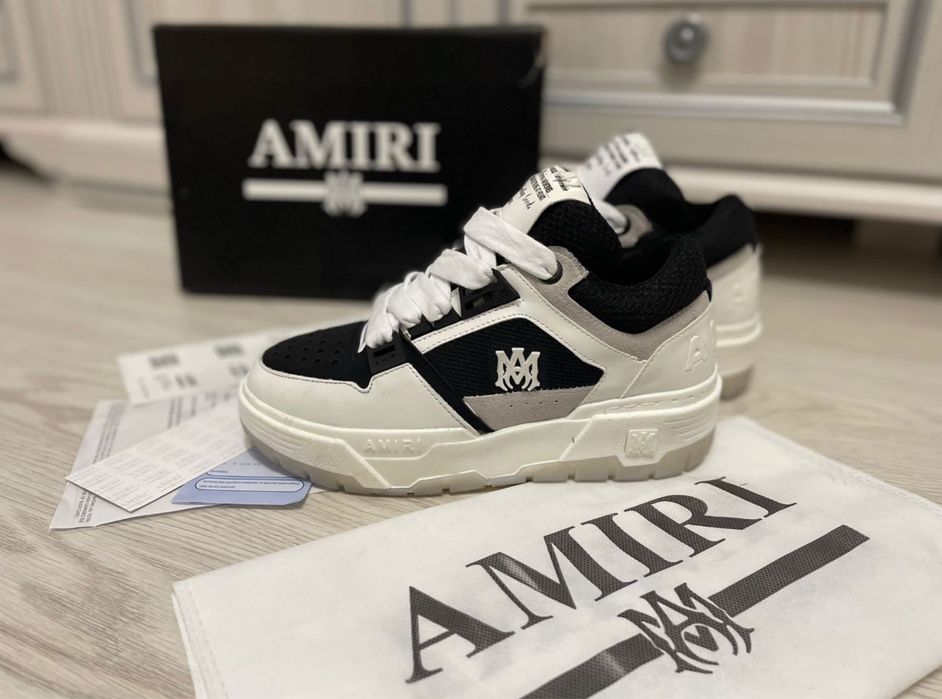 Amiri MA-1 Sneakers Black&White Premium