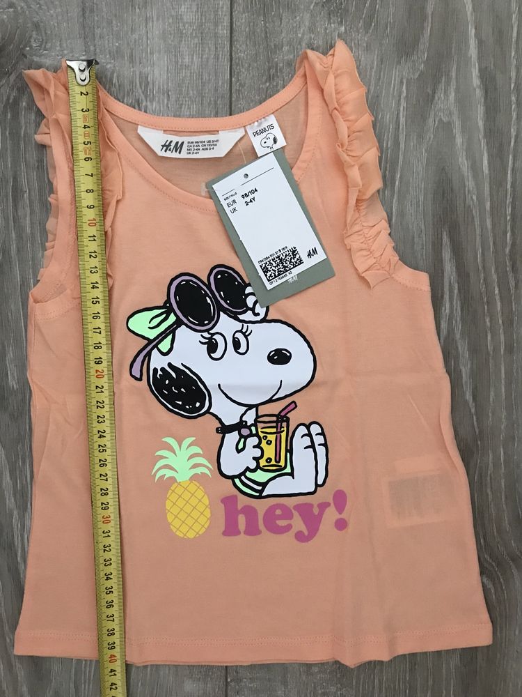 Maieu H&M cu Snoopy nou, nr.98-104