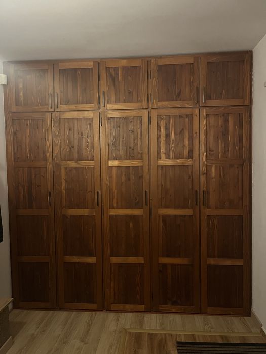 Vand usi lemn - lamele - dulap