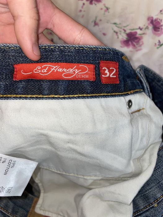 Blugi brodati ed hardy